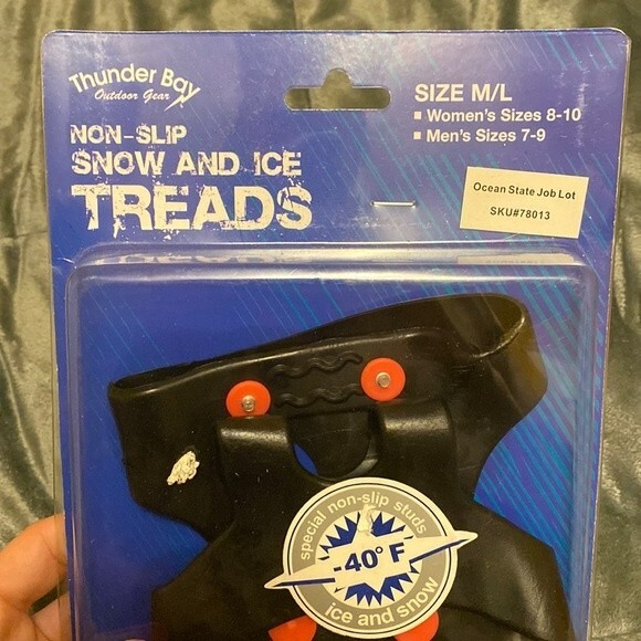 Thunder Bay Outdoor Gear Non-Slip Snow and Ice Treads SIZE M/L UNISEX - Picture 1 of 4